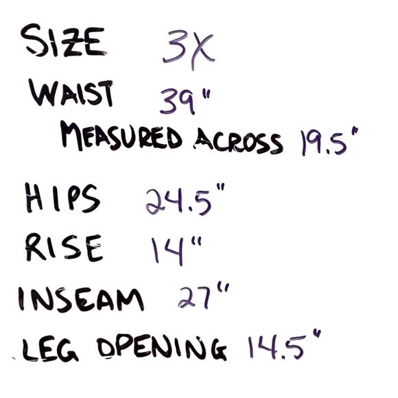 Misook Wide Leg Capri Crop Pants High Rise Navy Blue Women’s Plus 3X Pull On - Picture 2 of 7